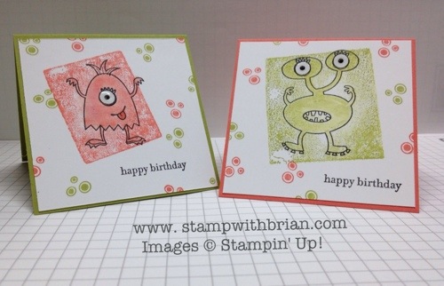 Make a Monster, Teeny Tiny Wishes, Stampin' Up!, Brian King
