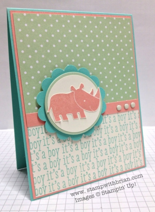 Zoo Babies, A Dozen Thoughts, Stampin' Up!, Brian King